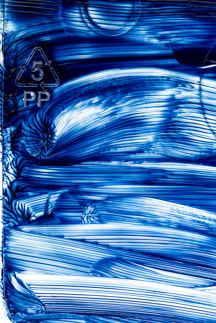 Swipe Painting #22 Deep Blue © Roberto Salazar